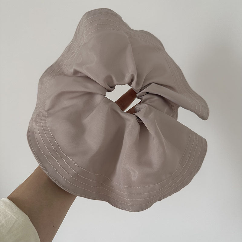 Women's Simple Style Solid Color Cloth Pleated Hair Tie