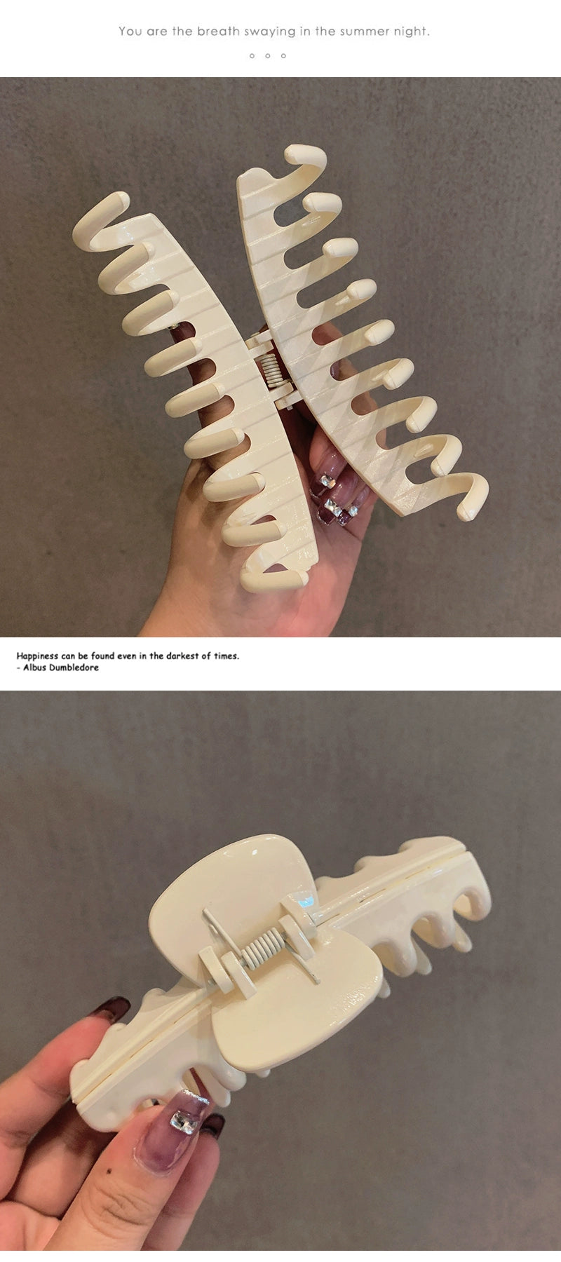 jewelry resin glossy transparent retro catch clip