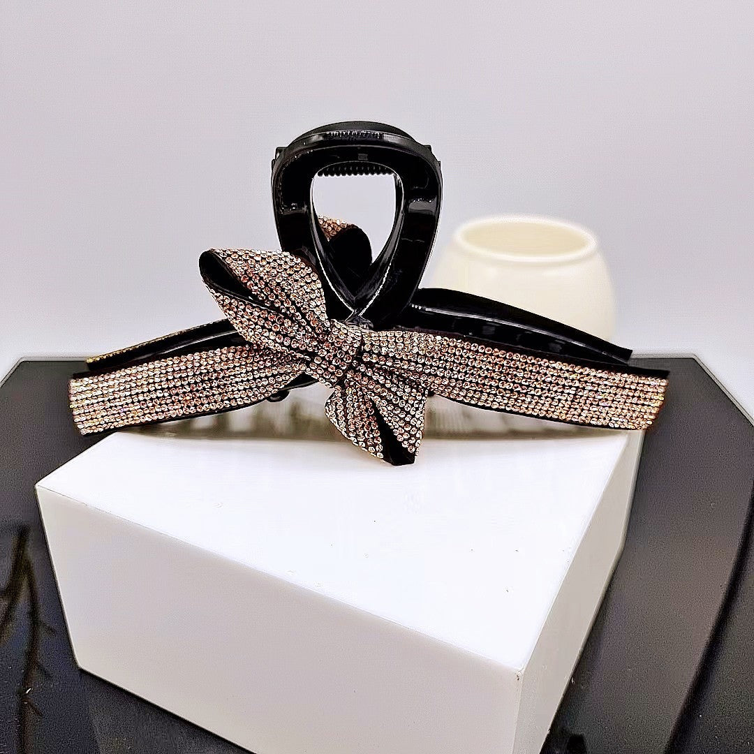 Women's Simple Style Classic Style Color Block Alloy Rhinestone Inlay Rhinestones Hair Claws