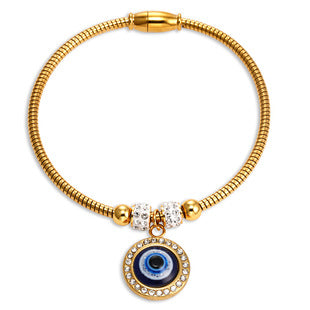 1 Piece Titanium Steel Devil's Eye Pendant