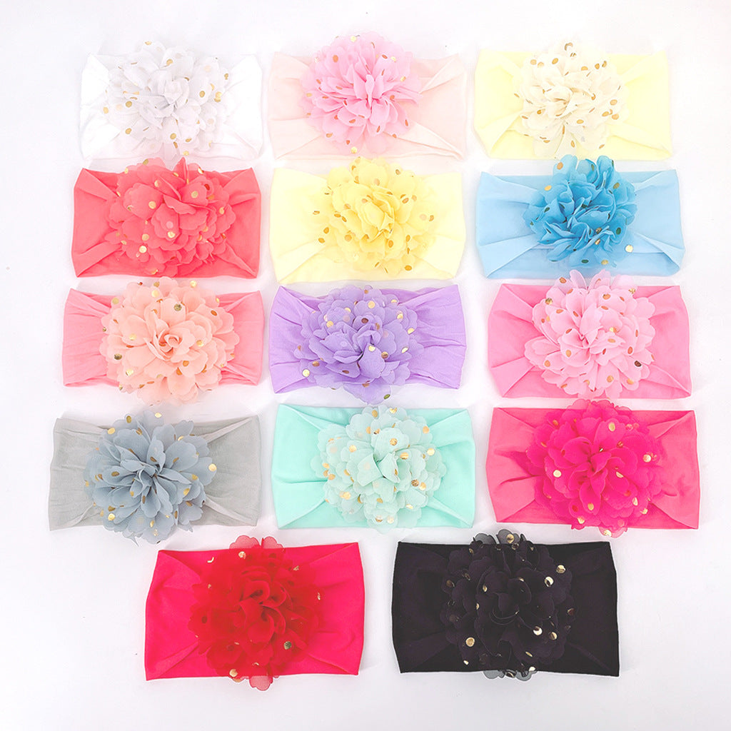 cute flower cloth hair band