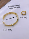 Jewelry Vintage Style Classic Style Geometric Copper Zircon Plating Rings Bracelets