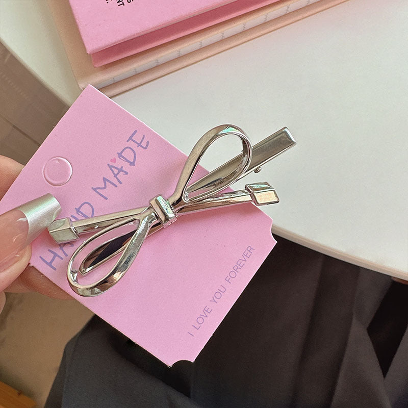 Women's Princess Bow Knot Alloy Hair Clip