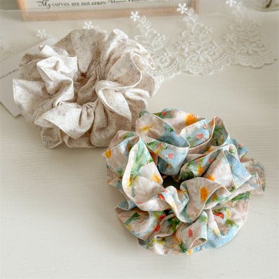 Women's Simple Style Classic Style Color Block Cloth Handmade Hair Tie