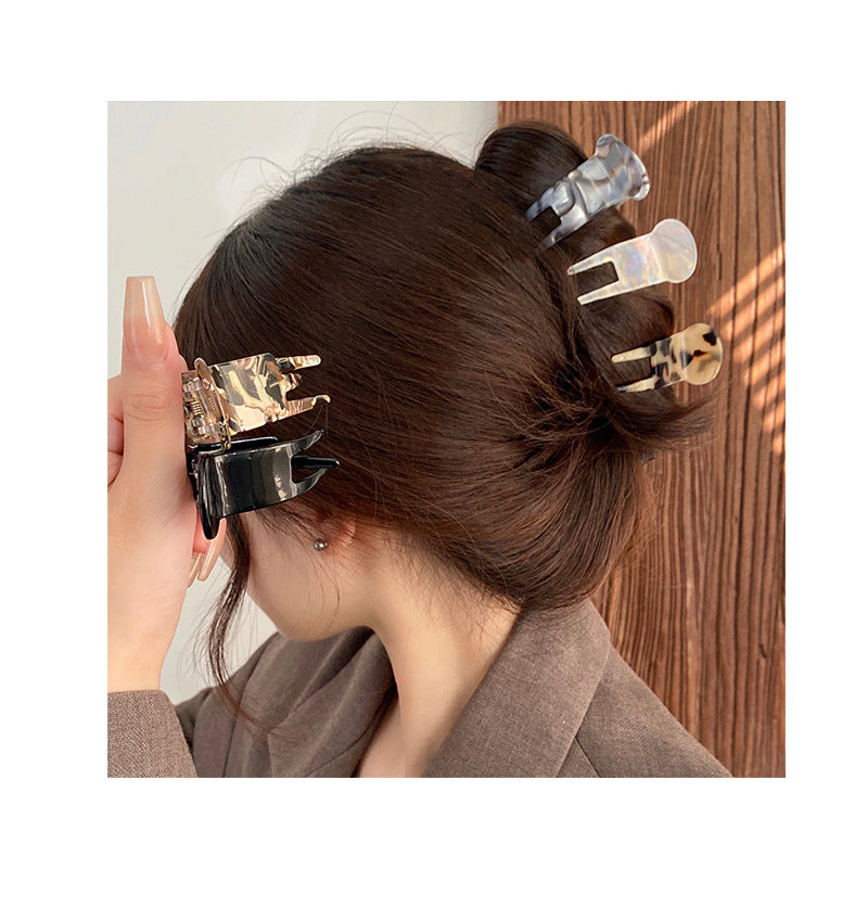 Women's Simple Style Floral Acetic acid sheets Polishing Hair Claws