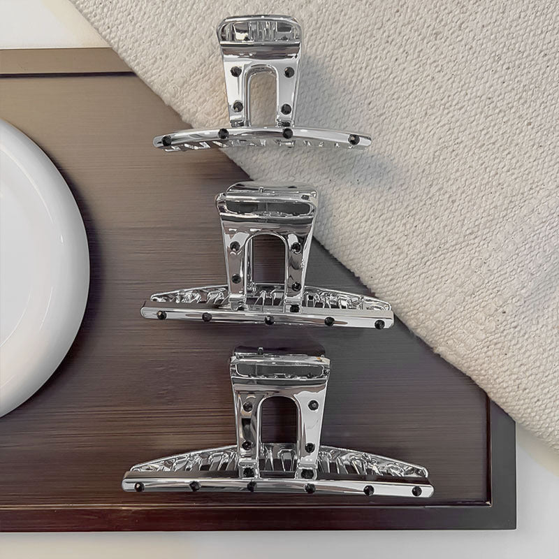 Women's Simple Style Geometric Metal Plating Hair Claws