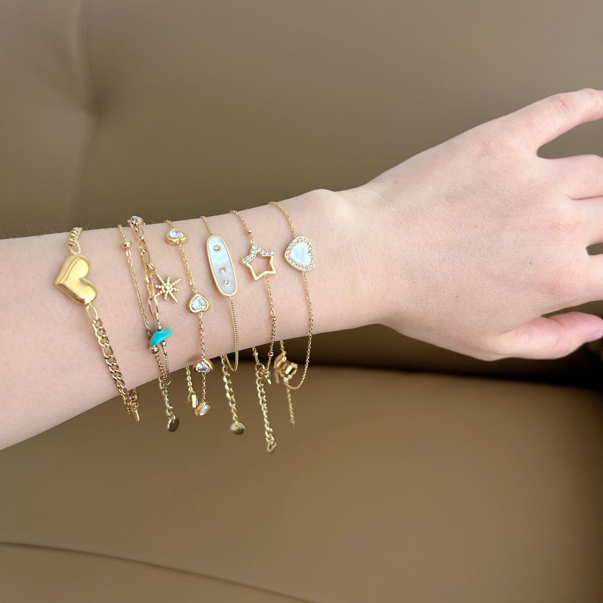 Basic Modern Style Classic Style Geometric 304 Stainless Steel Bracelets In Bulk