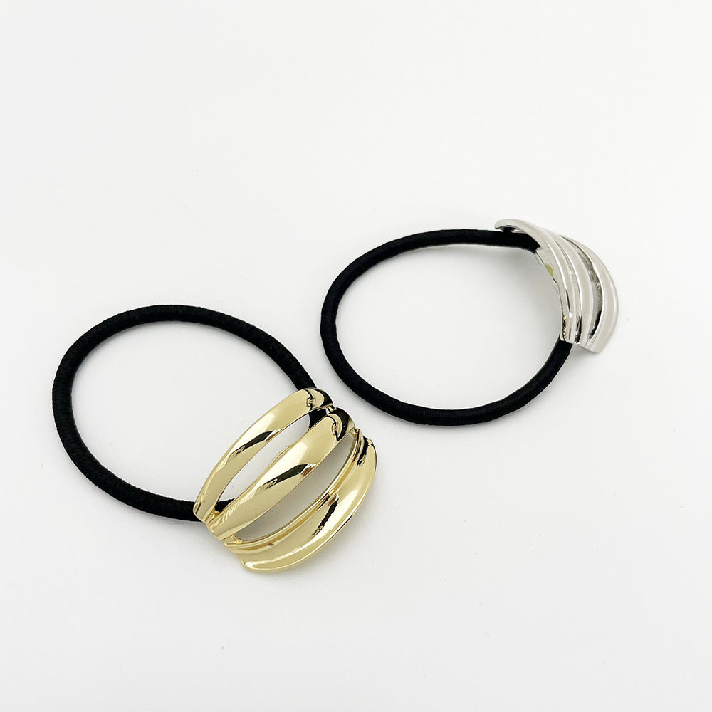 Women's Simple Style Geometric Alloy Plating Hair Tie