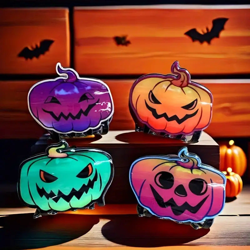 Halloween Hip-Hop Retro Funny Pumpkin PVC Holiday Daily