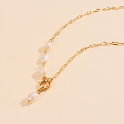 Jewelry Classic Style Geometric 316L Stainless Steel  Plating Pendant Necklace