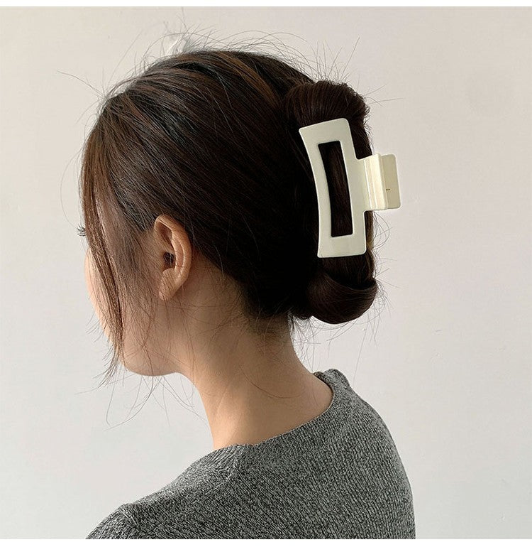 fashion geometric resin stoving varnish hair claws 1 piece