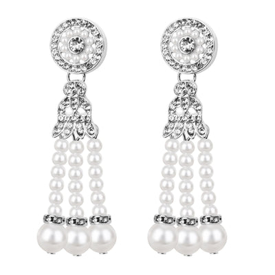 Women's Retro Solid Color Cloth Zinc alloy Inlay Rhinestones Hair Band