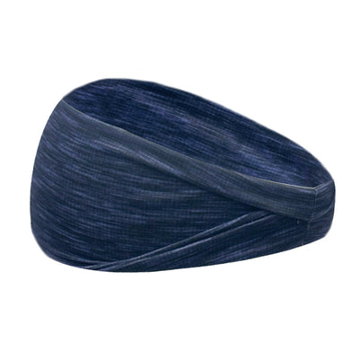 Unisex Hip-Hop Retro U Shape Plaid Imitation Cotton Hair Band