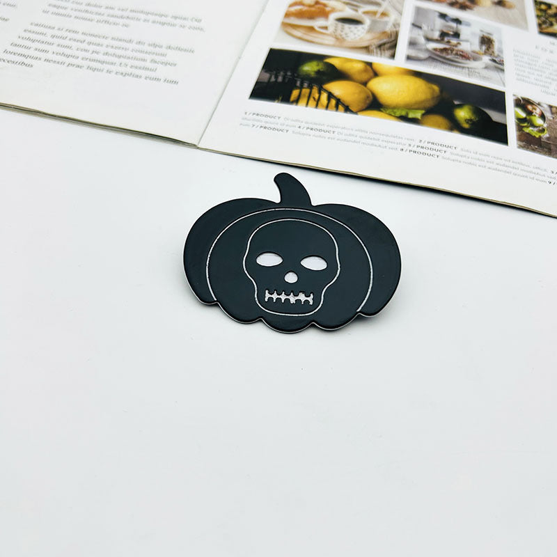 Halloween Original Design Women's Skull Arylic Carving Hair Clip Hair Claws