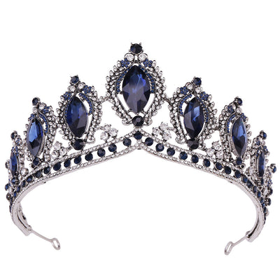 retro crown alloy diamond rhinestones crown