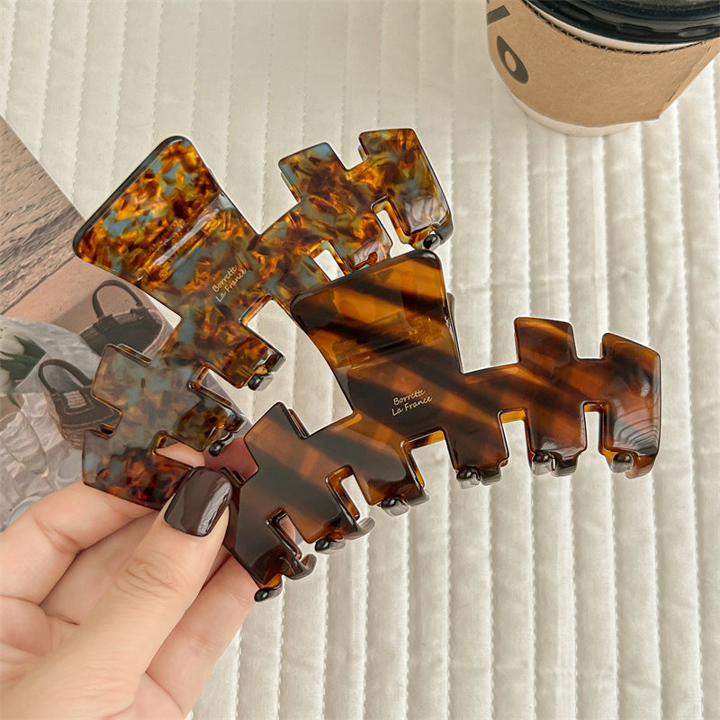 Women's Simple Style Classic Style Color Block Acetic acid sheets Hair Claws