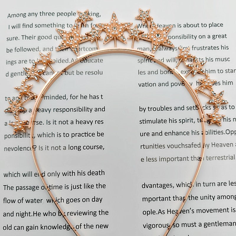 Women's Elegant Streetwear Star Alloy Plating Crown