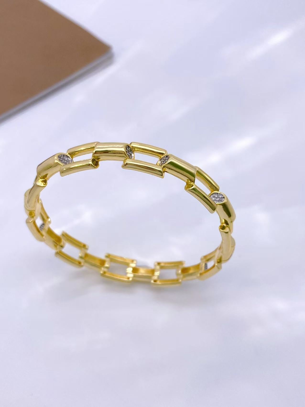 Jewelry Vintage Style Classic Style Geometric Copper Zircon Plating Rings Bracelets