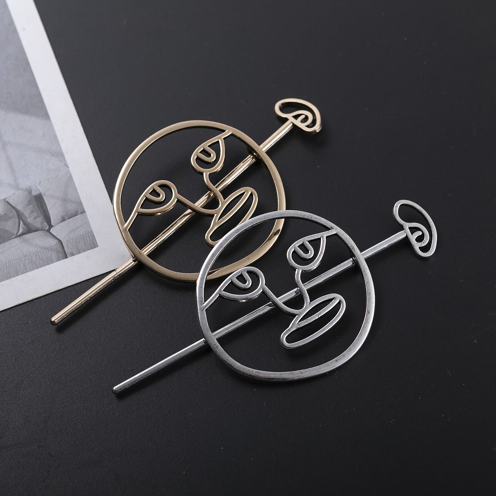Women's Casual Simple Style Geometric Metal Hairpin