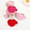 Girl'S Sweet Heart Shape Cloth Hair Band