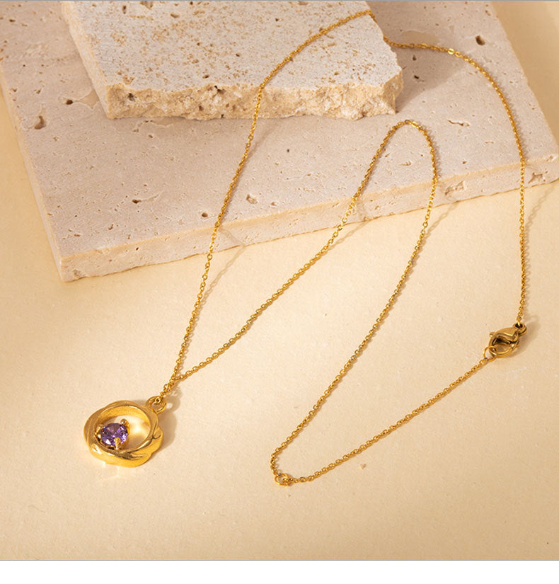 Jewelry IG Style Vintage Style Geometric 304 Stainless Steel Pendant Necklace