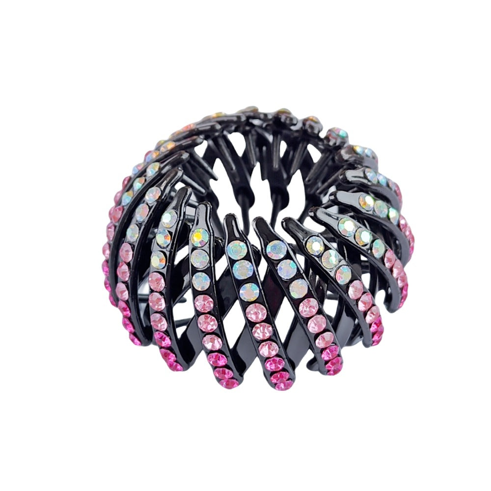 Women's Casual Simple Style Geometric Plastic Rhinestones Hair Clip