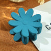 Women's Simple Style Daisy Plastic Spray Paint Hair Claws