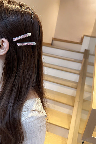 Women's Sweet Simple Style Heart Shape Alloy Hair Clip