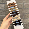 simple style solid color bow knot cloth bowknot hair tie