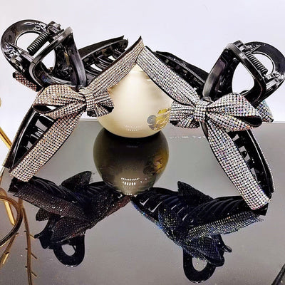 Women's Simple Style Classic Style Color Block Alloy Rhinestone Inlay Rhinestones Hair Claws