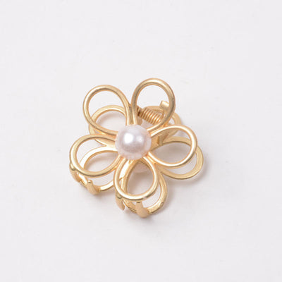 Women's Elegant Flower Alloy Plating Hair Claws