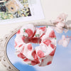 fashion floral fruit printing hair scrunchies
