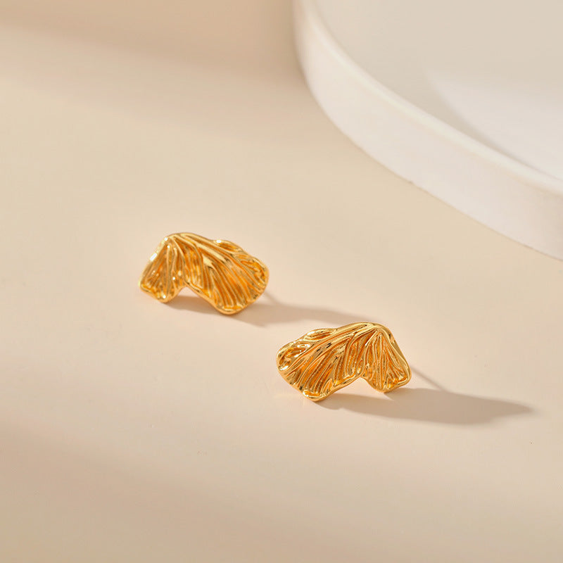 1 Pair Simple Style Classic Style Butterfly Plating Copper Ear Studs