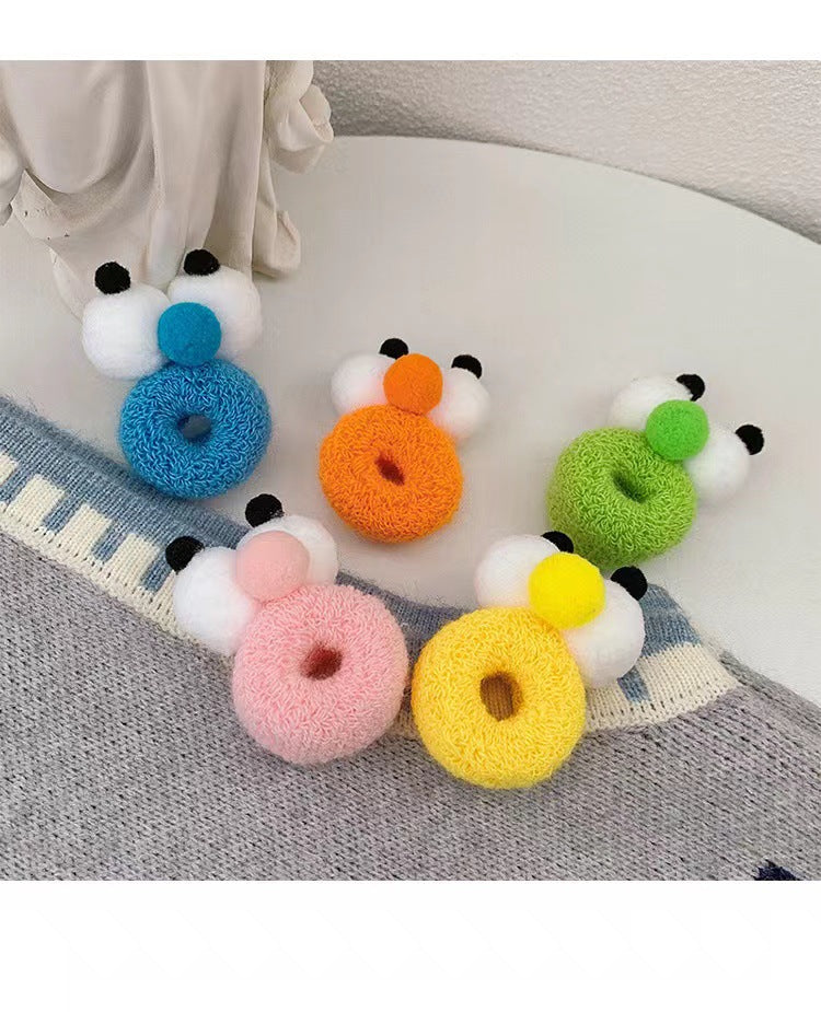 women's cute cartoon cloth hair tie