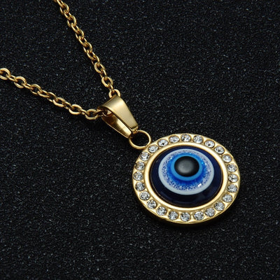 1 Piece Titanium Steel Devil's Eye Pendant