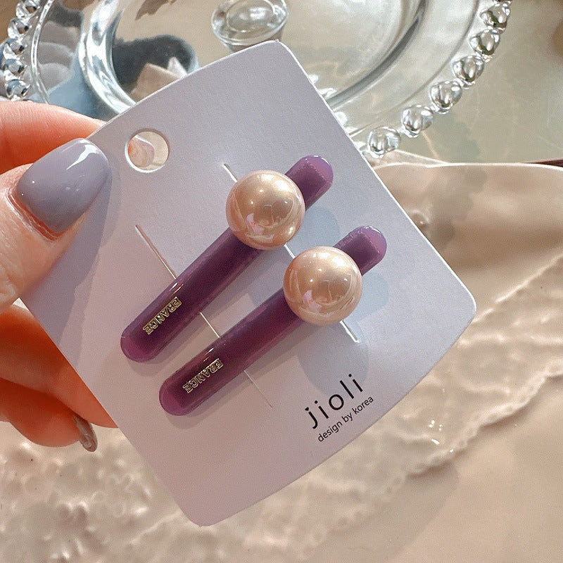 Women's Sweet Simple Style Heart Shape Alloy Hair Clip