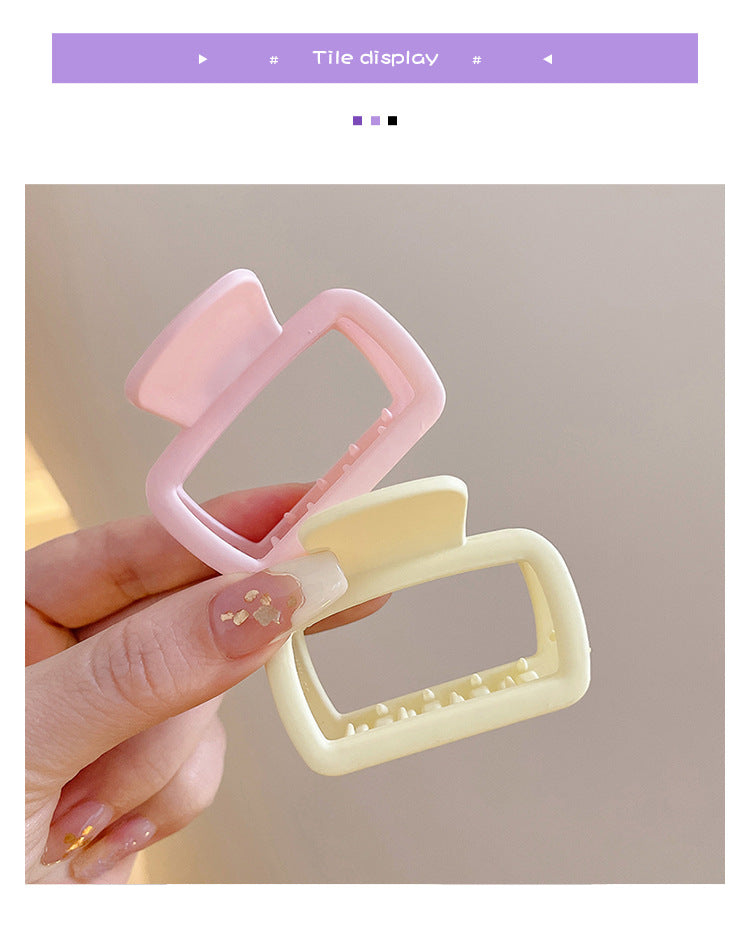 women's simple style geometric arylic hair claws