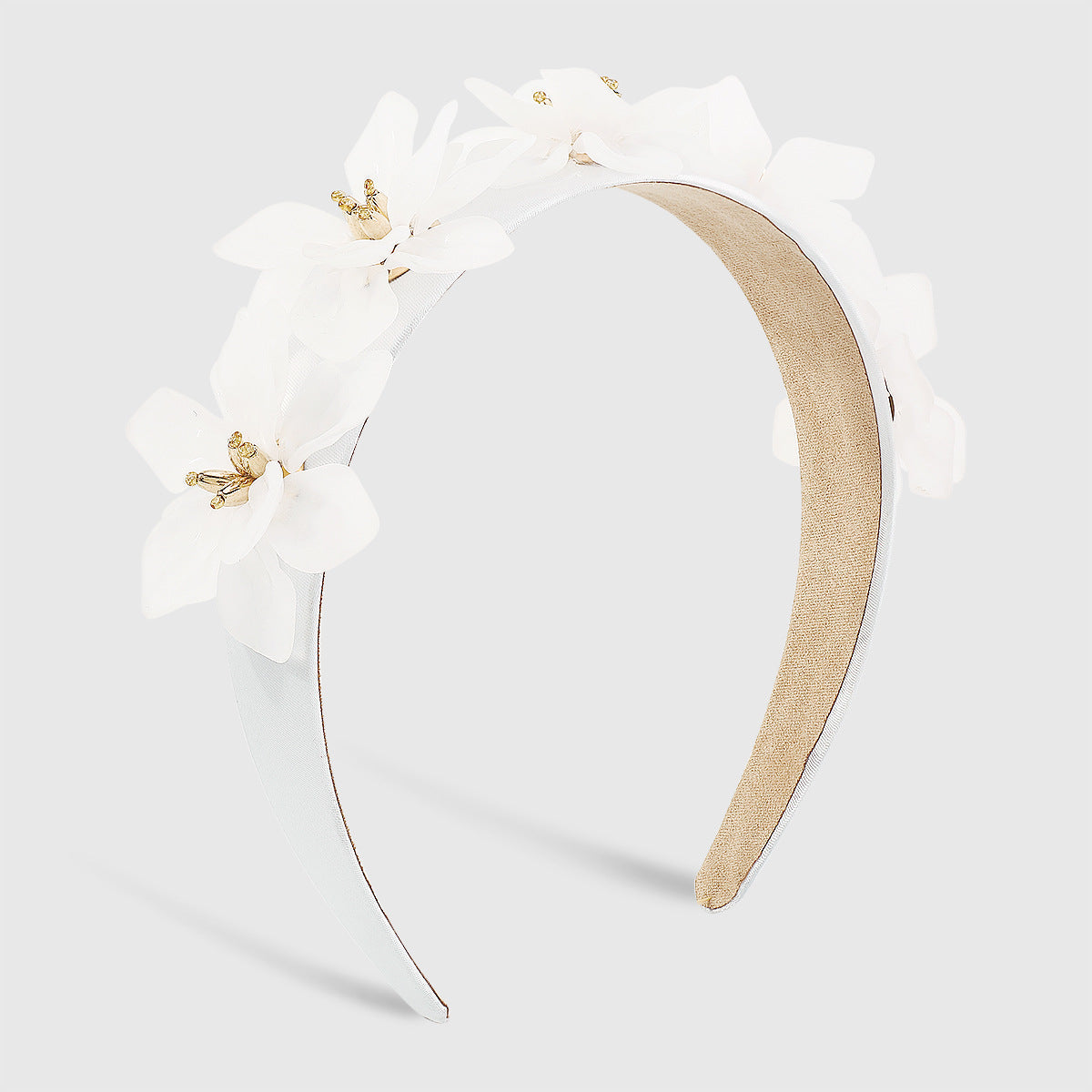f5594 europe and america cross border fashion design three-dimensional resin flower headband temperament artificial flower headband hair accessories female