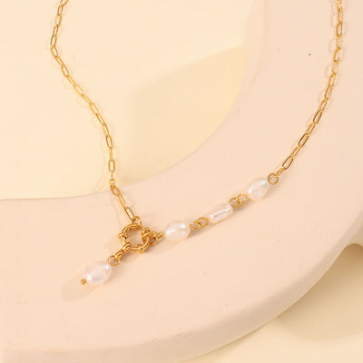 Jewelry Classic Style Geometric 316L Stainless Steel  Plating Pendant Necklace