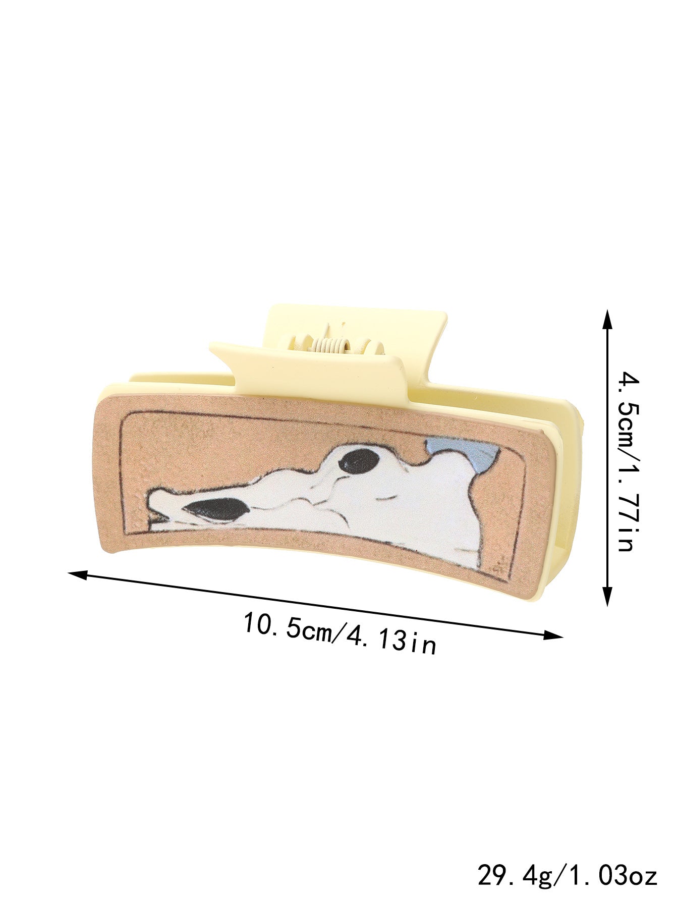 Women's Cute Cows Cow Pattern Pu Leather Hair Claws