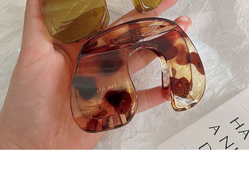 women's ig style geometric plastic stoving varnish hair claws