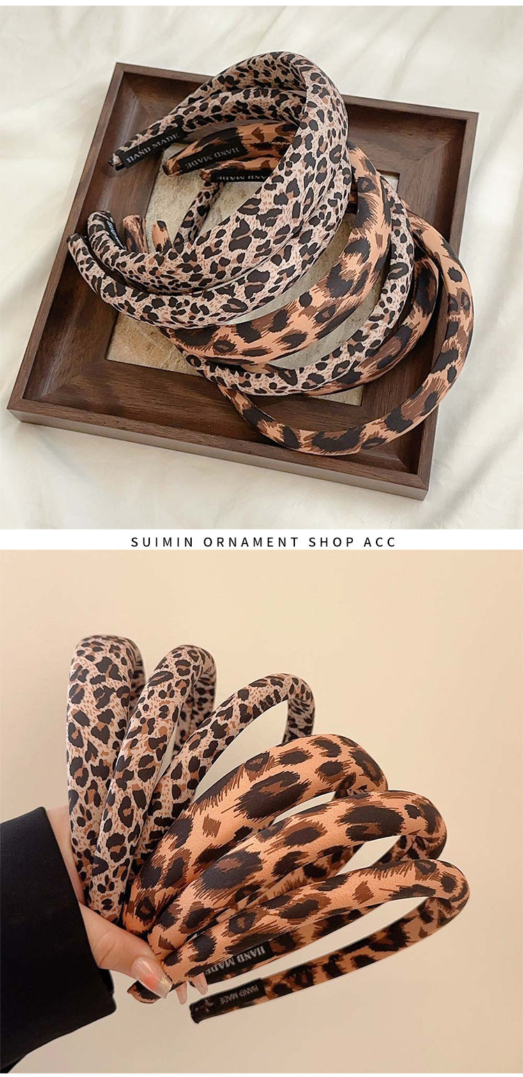 Sweet Streetwear Women's Leopard Cloth Hair Band
