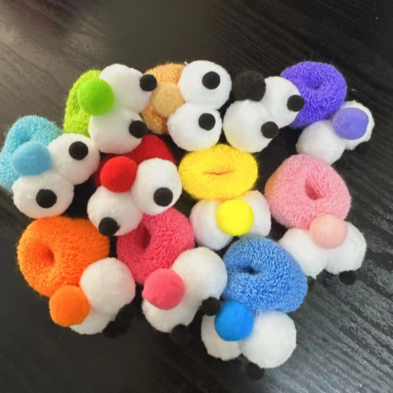 women's cute cartoon cloth hair tie