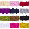 fashion children's solid color double-layer bowknot hairband