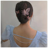 Women's Sweet Butterfly Plastic Stoving Varnish Hair Claws