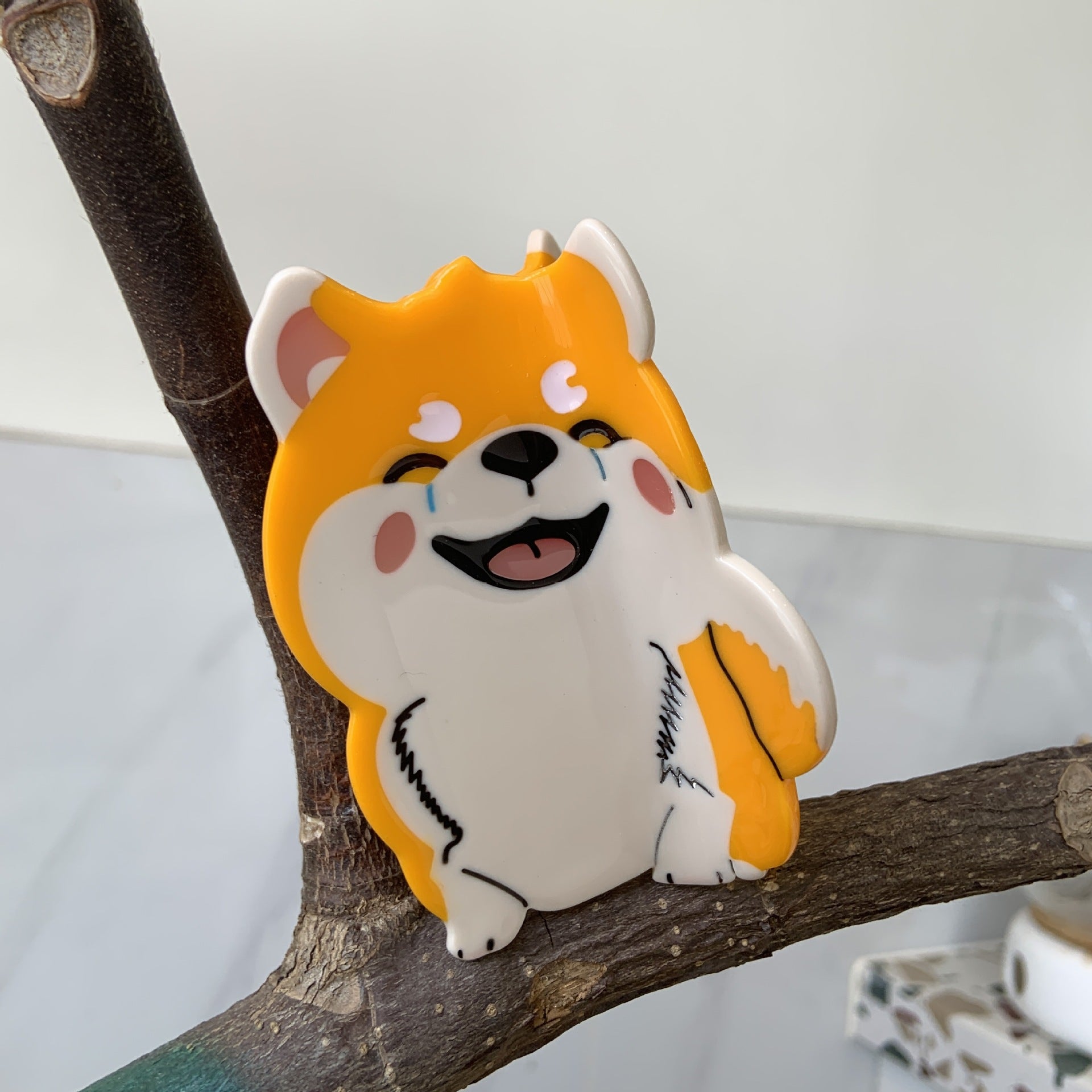 Women's Cartoon Style Solid Color Acetic acid sheets Hair Claws