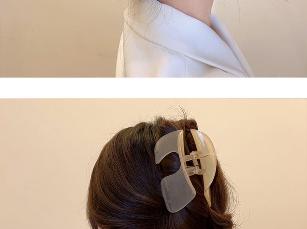 women's ig style geometric plastic stoving varnish hair claws