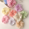 Women's Casual Simple Style Round Dots Solid Color Cloth Hair Tie
