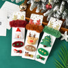 cute deer cloth hair clip 1 set
