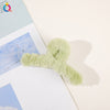 japanese style solid color plastic handmade hair claws 1 piece